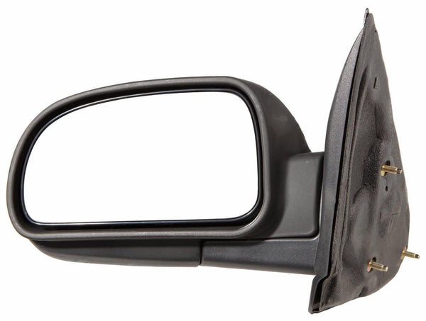 2002-2009 Gmc Envoy Mirror Driver Side Manual Folding Black