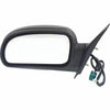 2004-2007 Buick Rainier Mirror Driver Side Power Heated Without Signal Manual Folding Black Std
