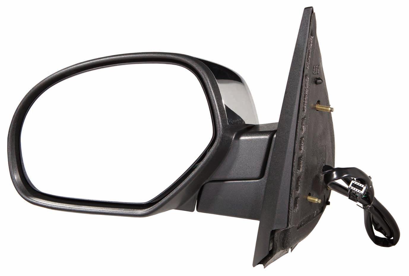 Rétroviseur extérieur côté conducteur pour GMC Yukon Denali 2007-2014, électrique et chauffant, sans éclairage frontal, sans clignotant, avec capuchon chromé, référence GM1320340