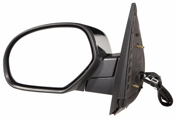 2007-2014 Gmc Yukon Mirror Driver Side Power Heated Withoutffrontoad Without Courtesy Without Signal Chrome Cap