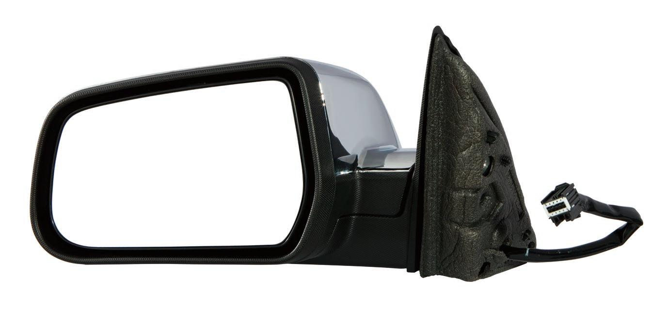 Rétroviseur extérieur côté conducteur, électrique et chauffant, chromé, pour GMC Terrain 2010-2011, référence GM1320393