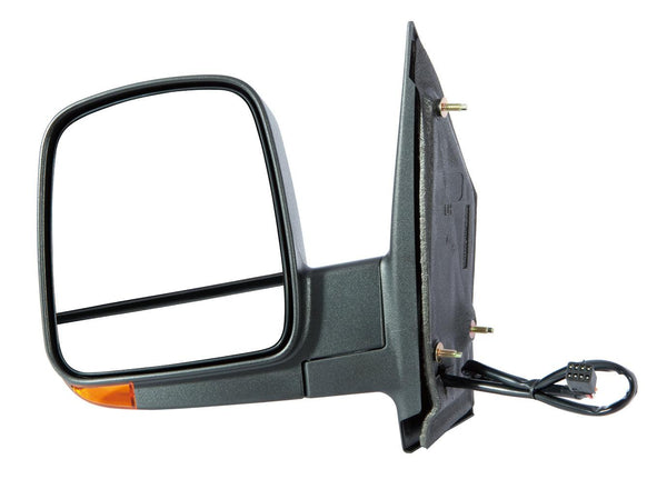 2008-2021 Chevrolet Express Mirror Driver Side Power Heated With Signal Manual Folding Textured Dual Glass