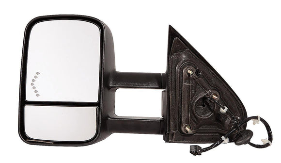 2015-2019 Gmc Sierra 2500 Mirror Driver Side Power Manual Fold/Dual Lens/Heated With Signal Trailer Tow Type