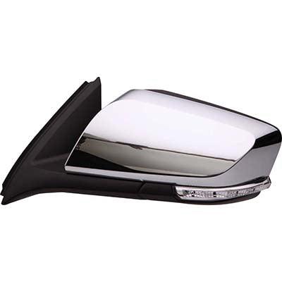 Rétroviseur extérieur côté conducteur pour Chevrolet Impala 2014-2017, électrique et chauffant, avec clignotant et éclairage de bas de porte, sans fonction anti-éblouissement, verre chromé, GM1320460