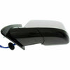 2015-2020 Chevrolet Tahoe Mirror Driver Side Power Heated Chrome With Blind Spot Manual Fold