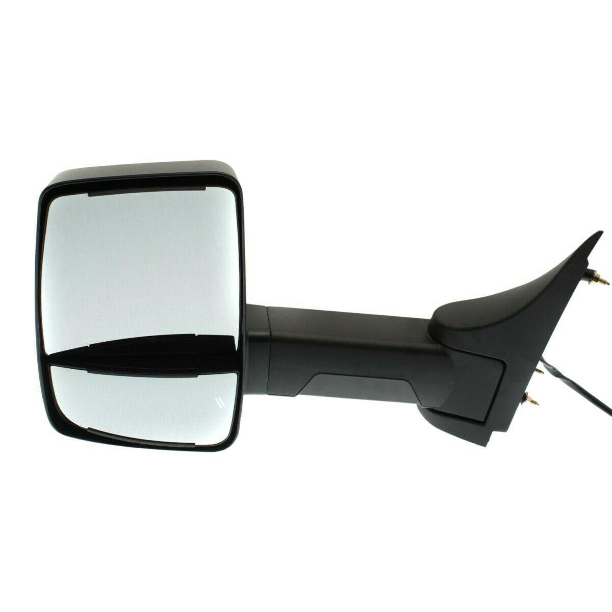 Rétroviseur extérieur côté conducteur pour GMC Savana 2003-2021, électrique, chauffant, avec prise 5 broches et bras long (sans clignotant), GM1320530