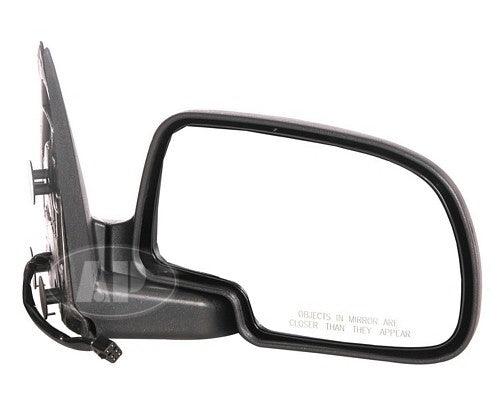 2000-2002 Chevrolet Tahoe Mirror Passenger Side Power Heated With Manual Folding With Puddle Lamp Textured