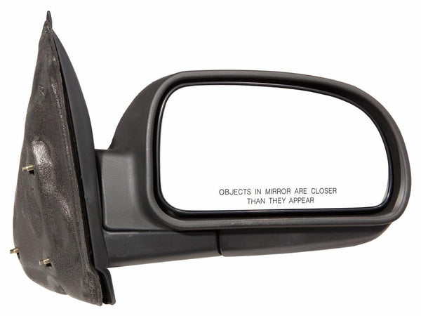 2002-2009 Chevrolet Trailblazer Mirror Passenger Side Manual With Folding Black