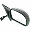 2002-2009 Chevrolet Trailblazer Mirror Passenger Side Power Heated With Out Signal Manual Folding Black Std