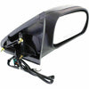 2002-2009 Chevrolet Trailblazer Mirror Passenger Side Power Heated With Out Signal Manual Folding Black Std