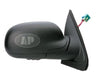 2002-2009 Chevrolet Trailblazer Mirror Passenger Side Power Heated With Out Signal Manual Folding Black Std
