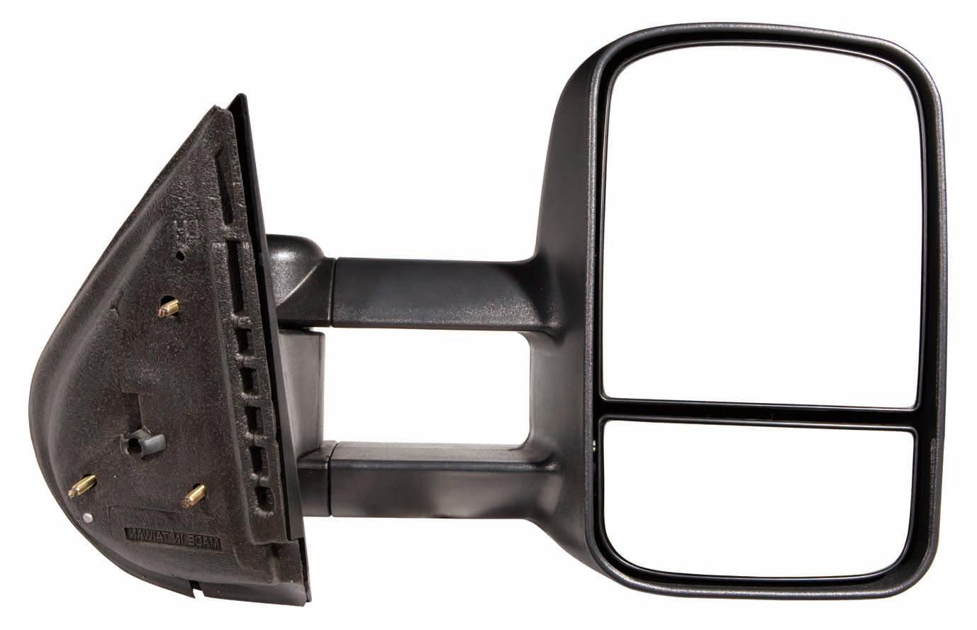 Rétroviseur extérieur côté passager pour GMC Sierra Hybrid 2009-2013, type remorquage manuel, GM1321337