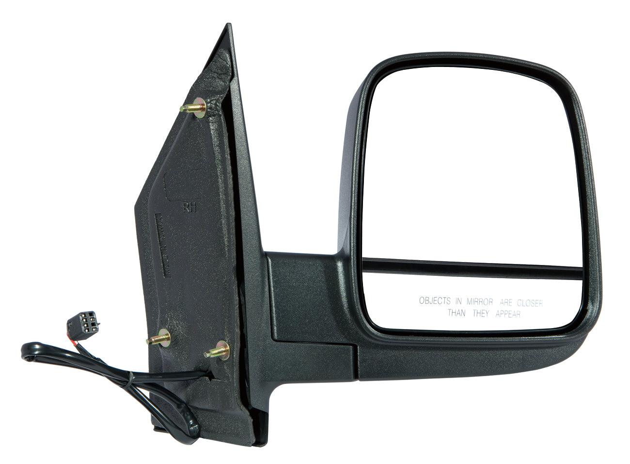 Rétroviseur extérieur côté passager pour GMC Savana 2008-2021, électrique, chauffant, rabattable manuellement, verre texturé double, GM1321396