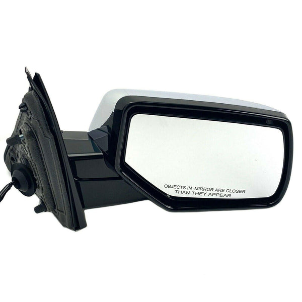 2015-2020 Gmc Yukon Mirror Passenger Side Power Heated Chrome Manual Fold