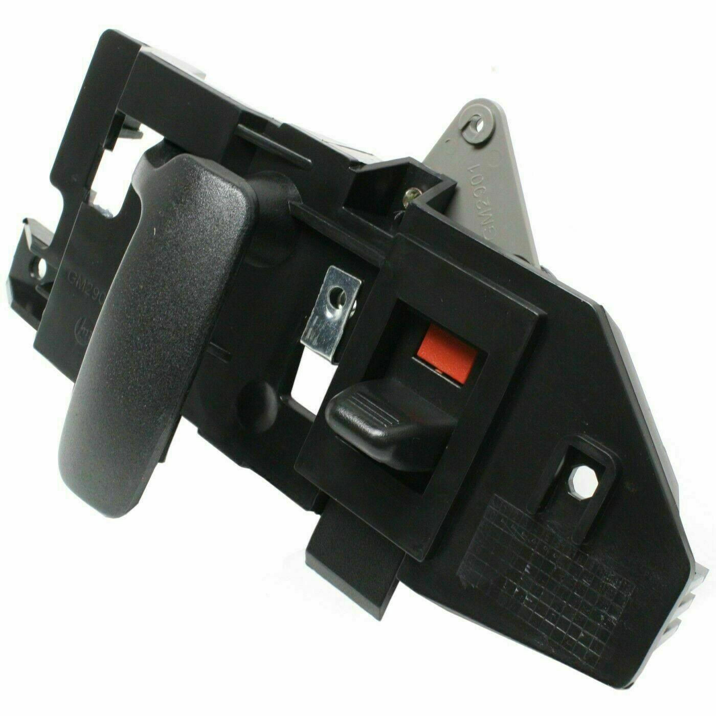 Poignée de porte intérieure avant côté passager pour GMC Savana 2001-2019, noir texturé, GM1353156