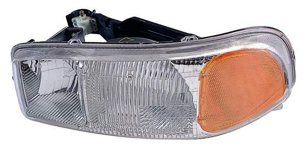2005-2007 Gmc Sierra Hybrid Head Lamp Driver Side High Quality