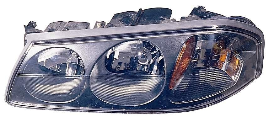 Phare avant côté conducteur pour Chevrolet Impala 2000-2004, enjoliveur noir avec cache-ampoule central, 2000-5 février 2004, haute qualité, GM2502201