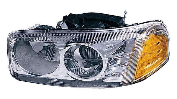 2002-2007 Gmc Denali 1500 Head Lamp Driver Side High Quality