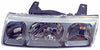 2002-2004 Saturn Vue Head Lamp Driver Side Black Rim High Quality