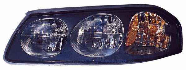 2004-2005 Chevrolet Impala Head Lamp Driver Side Black Bezel With Out Center Bulb Shield Feb 6Th 2004-05 High Quality