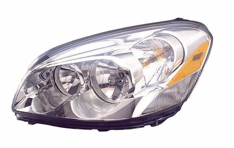 Phare avant gauche (côté conducteur) pour Buick Lucerne 2006-2011 avec clignotant transparent (sauf modèle CX 2006-2008), référence GM2502277C - Hunt Parts