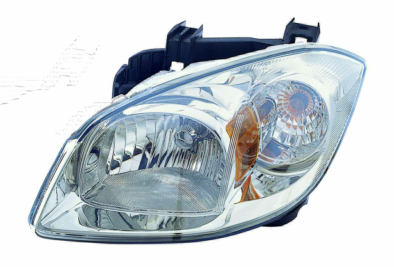 Phare avant côté conducteur pour Pontiac G5 2007-2009, boîtier fumé avec support et capuchon de lentille transparent, référence GM2502282C - Hunt Parts