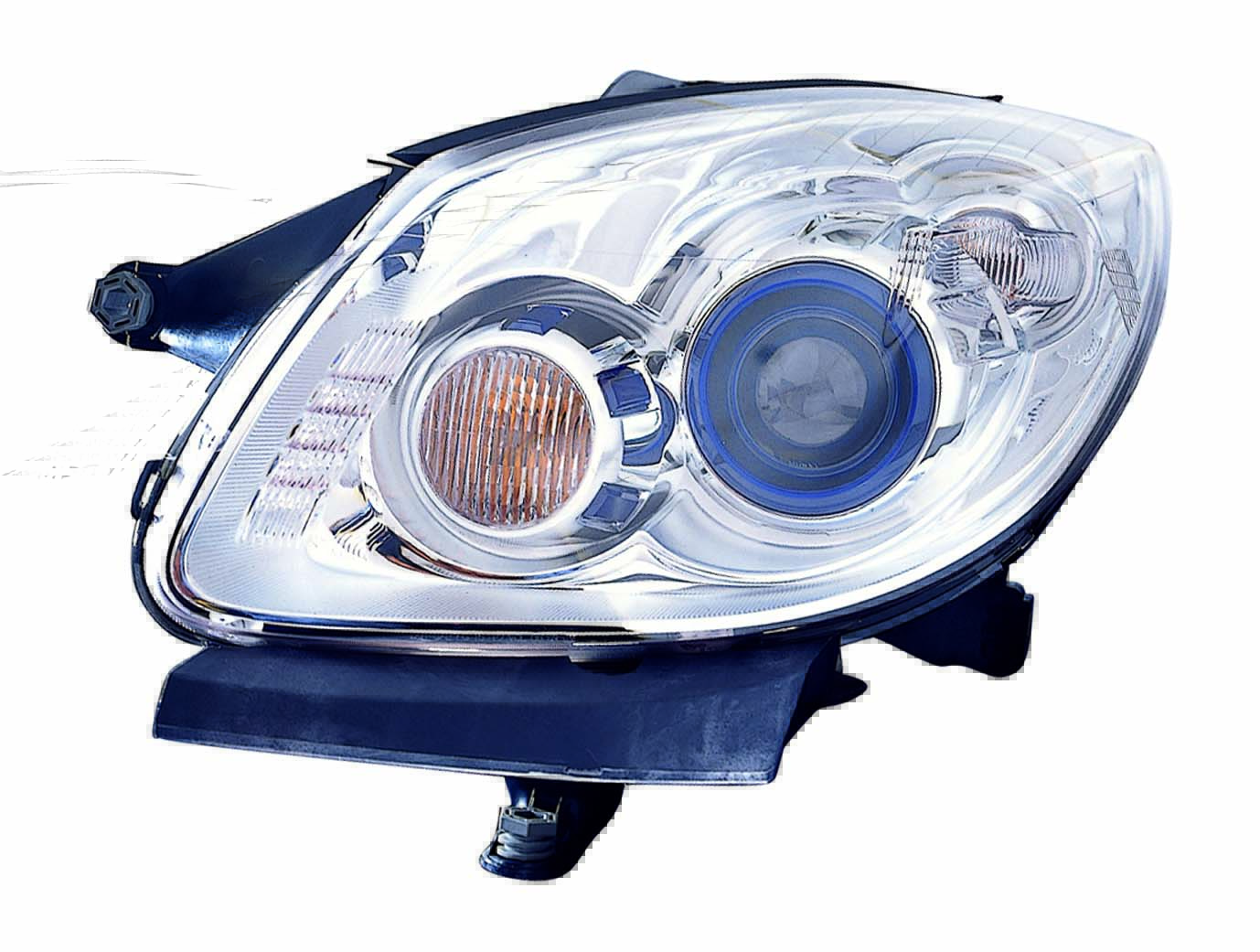 Phare avant gauche (côté conducteur) pour Buick Enclave 2008-2012, ampoule HID sans réglage automatique, avec capuchon d'ampoule de feu de position orange, référence GM2502311C - Hunt Parts