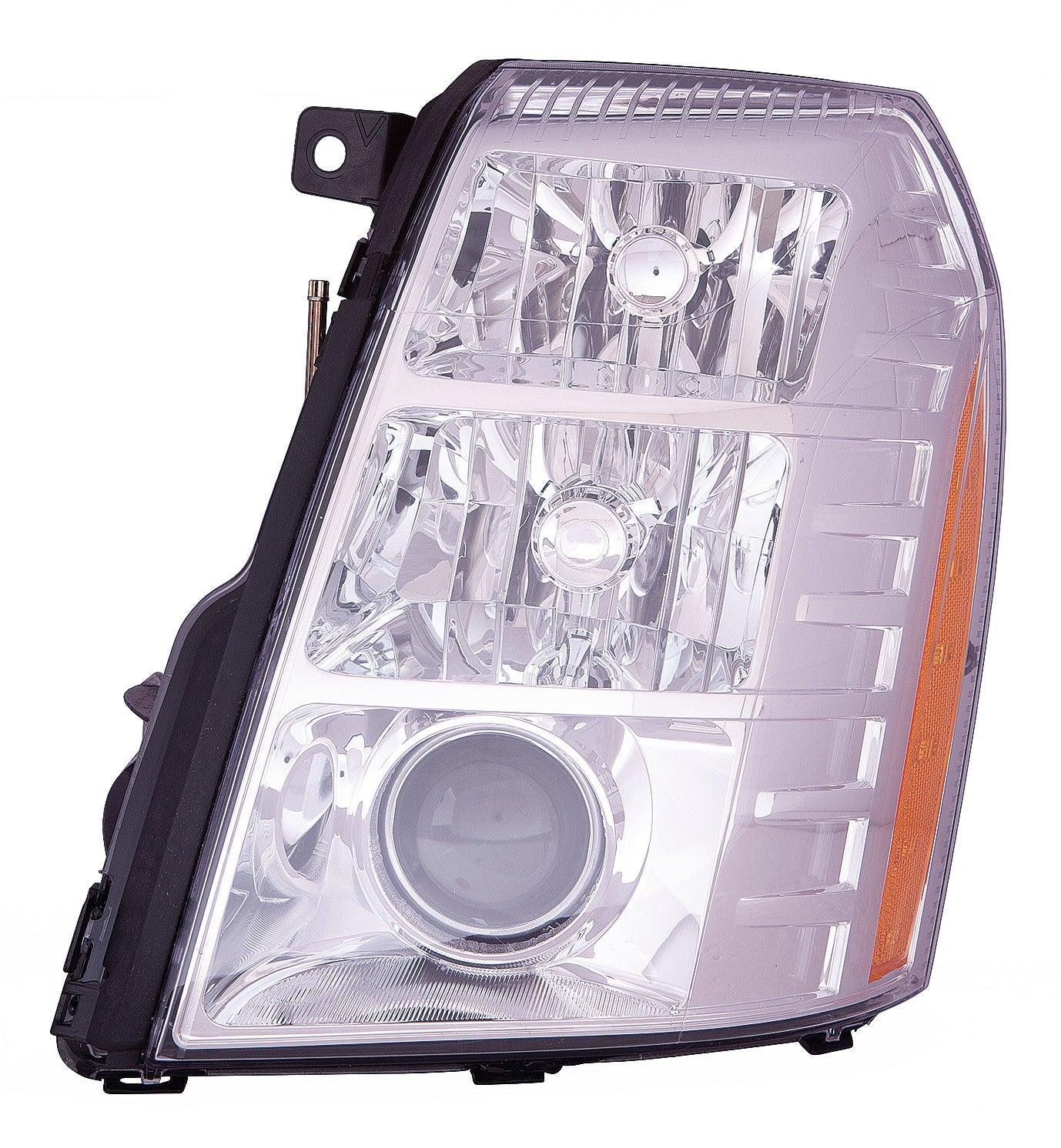 Phare avant gauche (côté conducteur) pour Cadillac Escalade 2009-2014, ampoule HID haute qualité, référence GM2502348