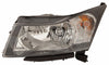 2011-2012 Chevrolet Cruze Head Lamp Driver Side 1St Design Chrome Ring Economy Quality