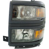 2014-2015 Chevrolet Silverado 1500 Head Lamp Driver Side Ls Model Black High Quality