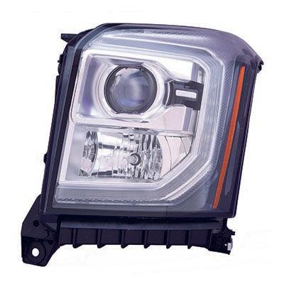 2015-2017 Gmc Yukon Head Lamp Driver Side Halogen Without Logo High Quality