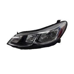 2017-2019 Chevrolet Cruze Hatchback Head Lamp Driver Side Halogen With Out Drl With Out Projector