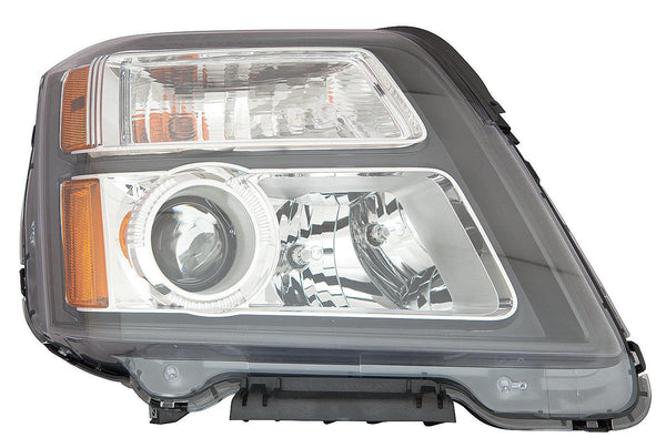 2016-2017 Gmc Terrain Head Lamp Driver Side Halogen Denali Model Black Bezel High Quality