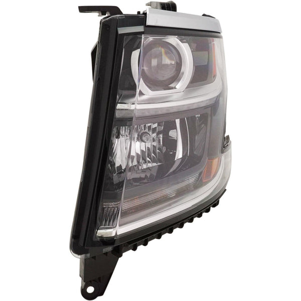 2018-2020 Chevrolet Suburban Head Lamp Driver Side Halogen With Out Logo/Intelligent Beam/Rst Pkg High Quality