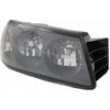 2000-2004 Chevrolet Impala Head Lamp Passenger Side Black Bezel With Center Bulb Shield To Feb 5Th 2004 High Quality