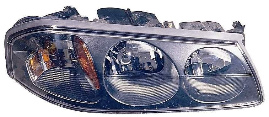 Phare avant côté passager pour Chevrolet Impala 2000-2004, enjoliveur noir avec cache-ampoule central (jusqu'au 5 février 2004), haute qualité, GM2503201
