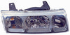 2002-2004 Saturn Vue Head Lamp Passenger Side Black Rim High Quality