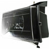 2006-2008 Isuzu Pickup Head Lamp Passenger Side With Black Bezel With Out Xtreme Pkg High Quality