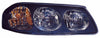 2004-2005 Chevrolet Impala Head Lamp Passenger Side Black Bezel With Out Center Bulb Shield From Feb 6Th 2004 High Quality