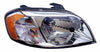 Head Lamp Passenger Side Pontiac Wave Sedan (Canada) 2007-2008 Capa