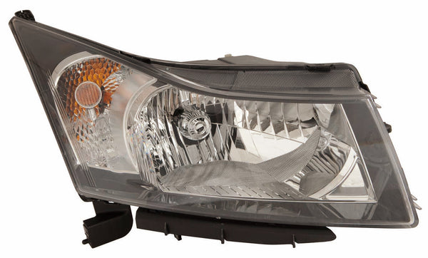 Head Lamp Passenger Side Chevrolet Cruze 2011-2012 1St Design Chrome Ring , Gm2503356V