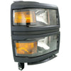 2014-2015 Chevrolet Silverado 1500 Head Lamp Passenger Side Ls Model Black High Quality