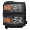 2014-2015 Chevrolet Silverado 1500 Head Lamp Passenger Side Ls Model Black High Quality