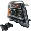2016-2017 Gmc Terrain Head Lamp Passenger Side Halogen Denali Model Black Bezel High Quality