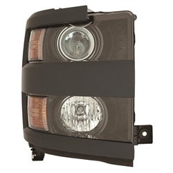 Head Lamp Passenger Side Chevrolet Silverado 2500 2015-2019 With Bezel Capa , Gm2503439C