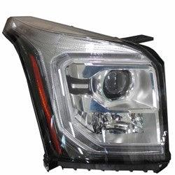 Phare avant côté passager halogène sans logo pour GMC Yukon 2017-2020, deuxième modèle, haute qualité, GM2503473