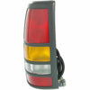 2001-2003 Gmc Sierra 2500 Tail Lamp Driver Side 3500 Black Bezel High Quality
