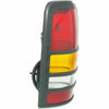 2001-2003 Gmc Sierra 1500 Tail Lamp Driver Side 3500 Black Bezel High Quality
