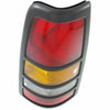 2001-2003 Gmc Sierra 2500 Tail Lamp Driver Side 3500 Black Bezel High Quality