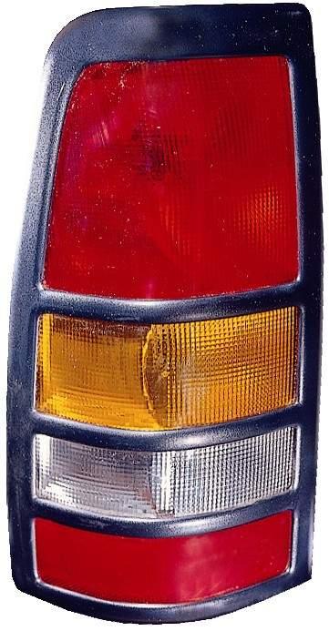 Feu arrière côté conducteur pour Chevrolet Silverado 1500 et 3500 (2001-2003), enjoliveur noir de haute qualité, référence GM2800166